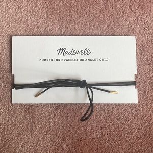 NWT Madewell Choker/Bracelet